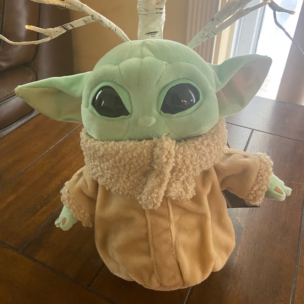 brand new (with tags!) 8” Star Wars Baby Yoda Grogu Plush